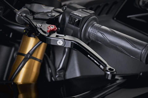 Evotech Performance Folding Clutch and Brake Lever set For Yamaha YZF-R1 / R1M (2015-) Part No : PRN002396-003908