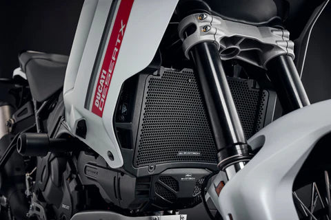 Evotech Performance Radiator Guard For Ducati DesertX (2022+) Part No : PRN016016