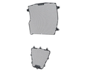 Evotech Performance Radiator and Oil Cooler Guard Set For Ducati XDiavel / S / Dark / Black Star Part No: PRN013089-013090