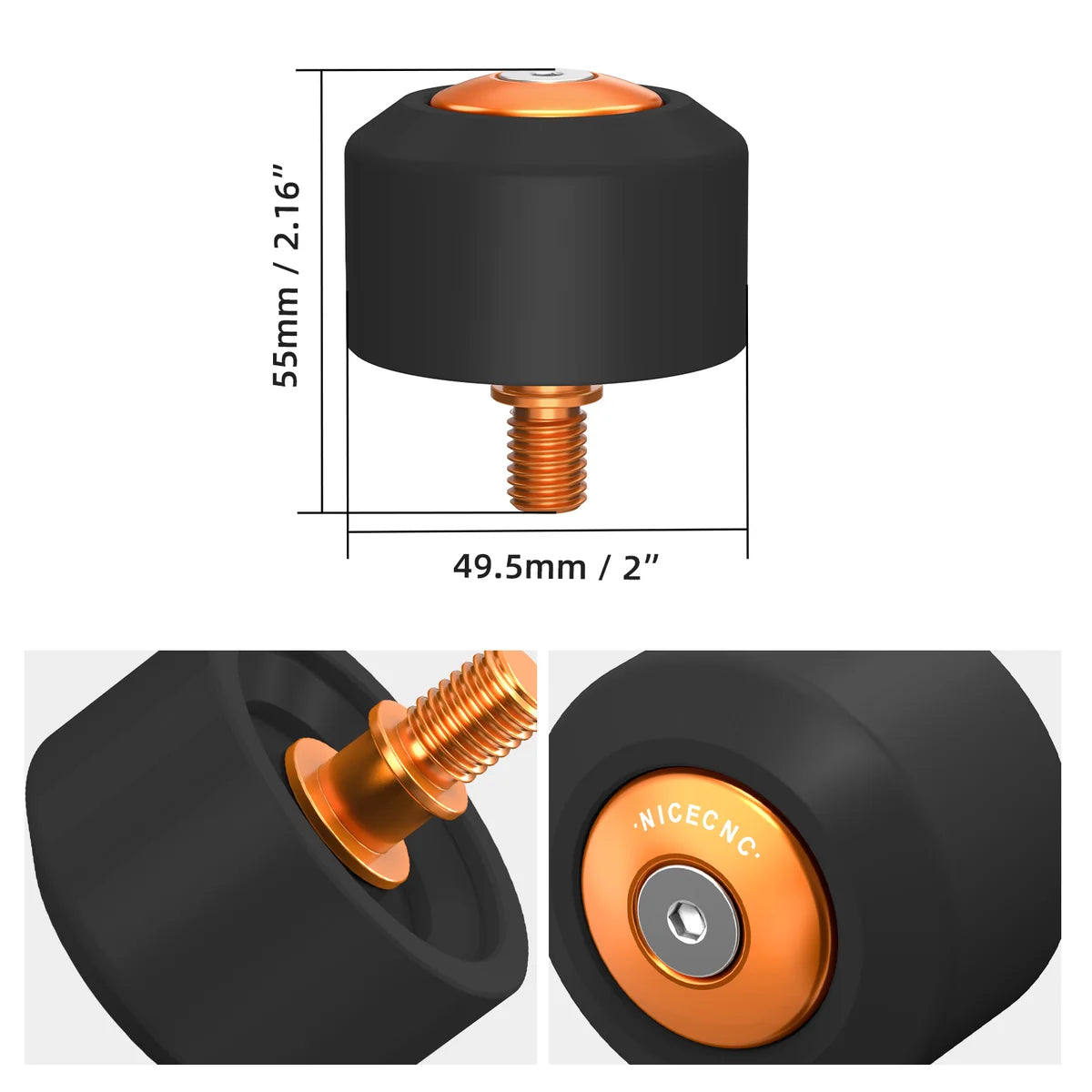 KTM Fork Axle Sliders
