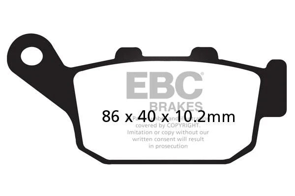 EBC Double-H™ Sintered Front Brake Pads FA347HH for Kawasaki Z900 / ZR900 (2017 Onwards) HH Rated