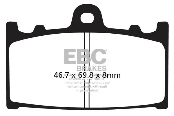 EBC Double-H™ Sintered Brake Pads for Kawasaki Versys 1000 FA158HH / FA379HH Front FA192HH / FA174HH Rear (2015 Onwards) HH Rated High Performance Brake Pads