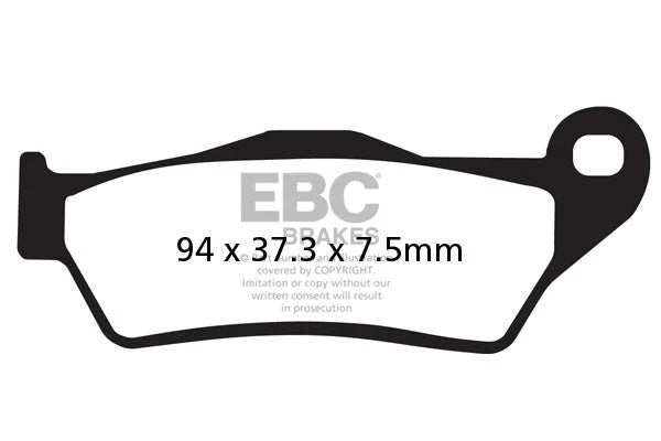 EBC Double-H Sintered Brake Pads for Ducati Multistrada 950 (2017 Onwards) | Front FA630HH & Rear FA181HH | HH Rated High Performance Brake Pads