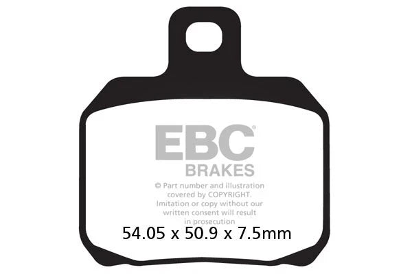 EBC Double-H™ Sintered Brake Pads for Ducati Panigale 959 (2016–2018) FA630HH Front FA266HH Rear HH Rated High Performance Brake Pads
