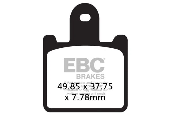 EBC Double-H™ Sintered Brake Pads for Kawasaki ZX-6R (2007–2016) FA417/4HH Front FA192HH Rear HH Rated High Performance Brake Pads