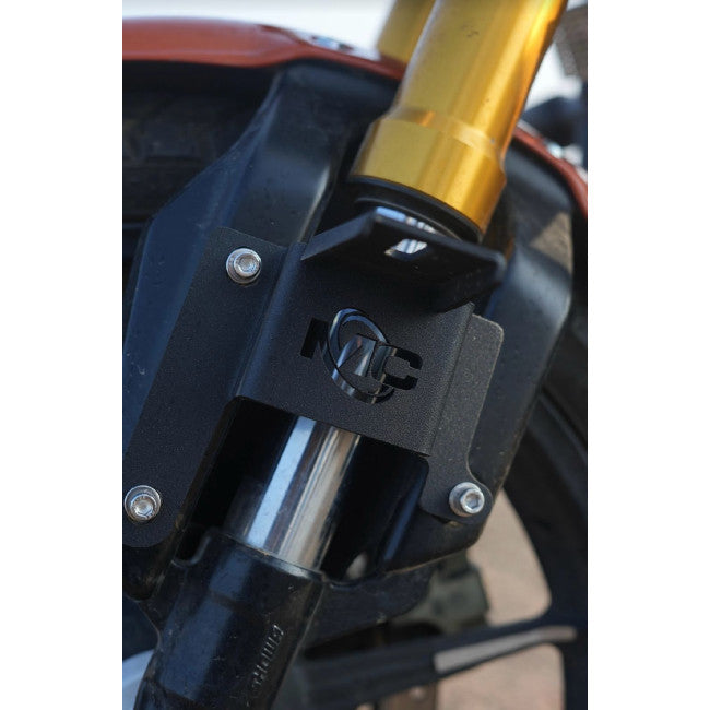 MotoCare Fog Light Clamp for TVS Ronin 2024–2025 | Heavy Duty Auxiliary Light Mount Bracket | Secure Fog Lamp Holder