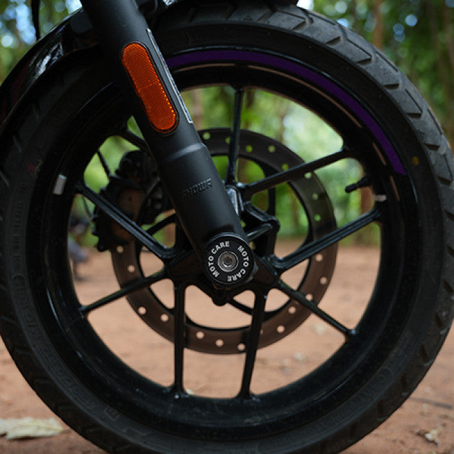 MotoCare Fork Sliders (Pair) for Guerrilla 450 – Front Axle Crash Protection