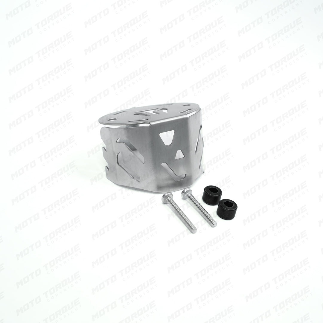 FRONT MASTER CYLINDER GUARD (SS) FOR BEAR 650/INTERCEPTOR 650 (OVAL)