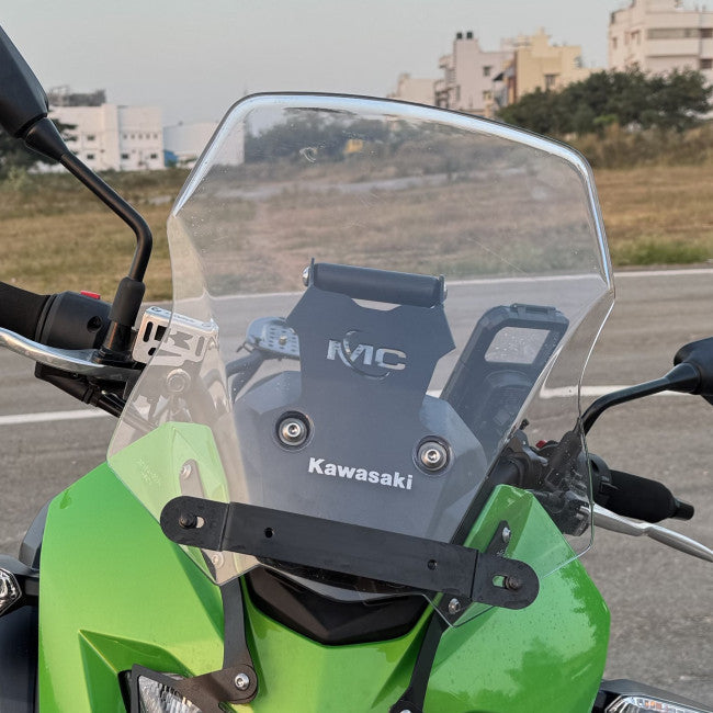 Motocare Kawasaki Versys 300 GPS Mount – Motocare Adjustable Smartphone & Navigation Holder | Heavy-Duty Motorcycle GPS Bracket for Versys X 300