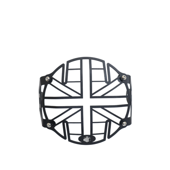 MotoCare Headlight Grill for Royal Enfield Continental GT 650 | Headlamp Protector Guard | Heavy Duty Front Light Cover