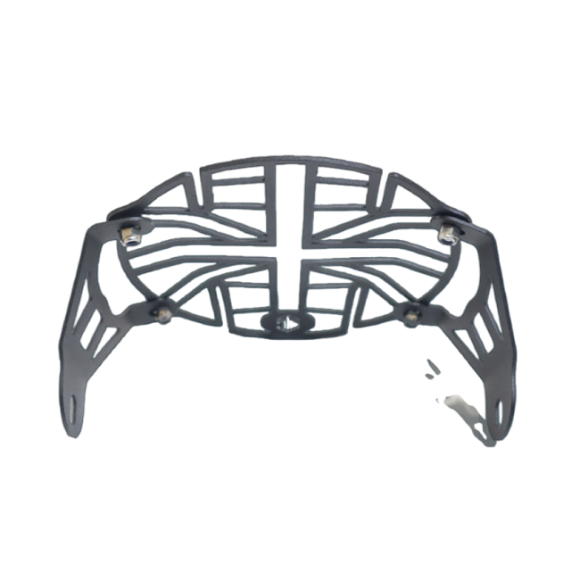 MotoCare Headlight Grill for Royal Enfield Interceptor 650 | Heavy Duty Headlight Guard