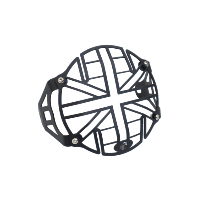 MotoCare Headlight Grill for Royal Enfield Interceptor 650 | Heavy Duty Headlight Guard