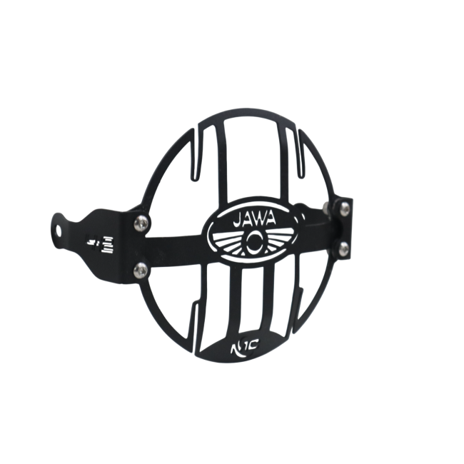 MotoCare Premium Headlight Grill for Jawa 42 FJ | Durable Headlight Protector & Styling Guard