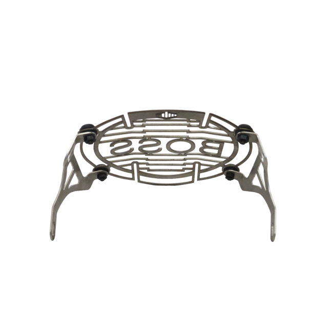 MotoCare Headlight Grill for Royal Enfield Meteor 350 – Protective Front Light Guard (Silver)