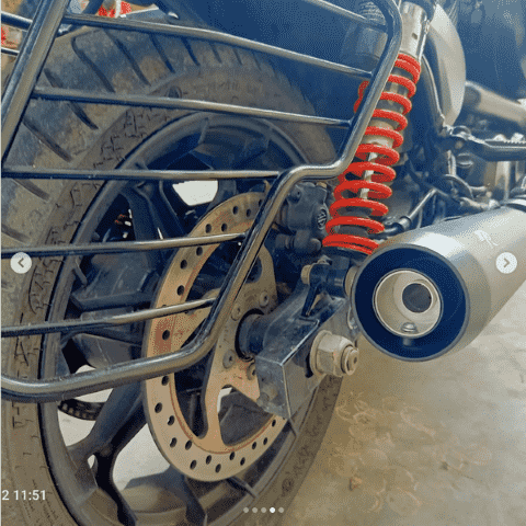 Red Rooster Exhaust for Harley Davidson Street 750 - Black Matt