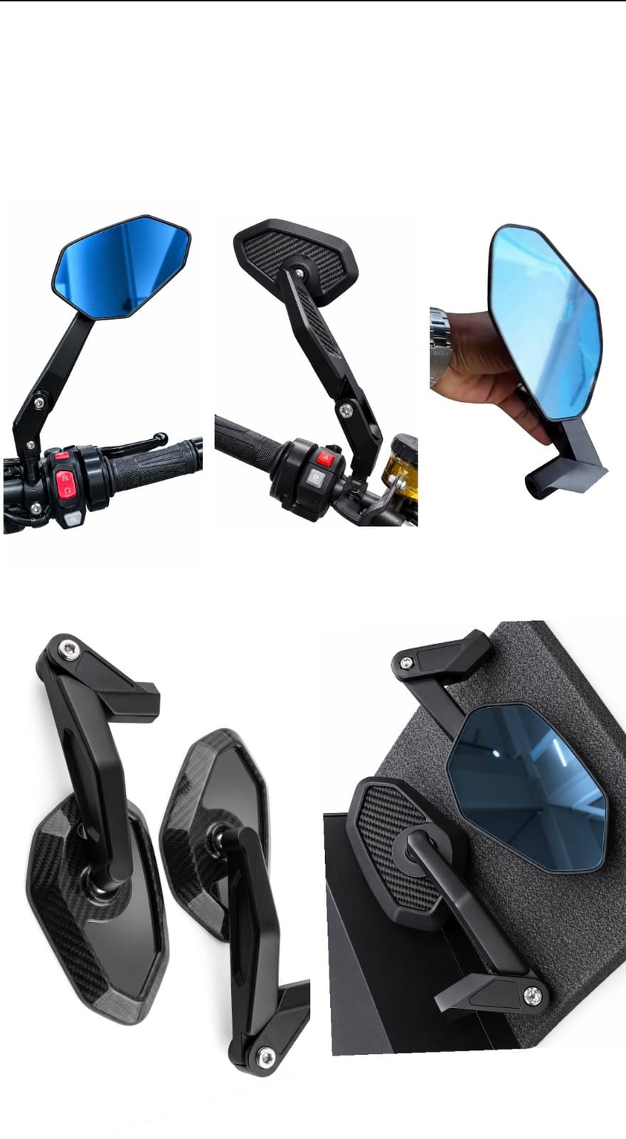 Fauvism Carbon Fiber Folding Mirror