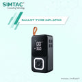 Simtac Portable Digital Tyre Inflator Air Compressor Pump for Car & Bike – INF607