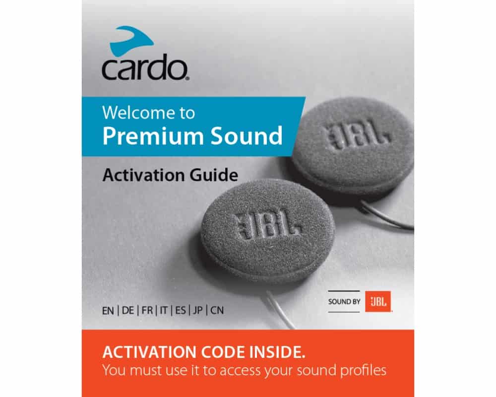 CARDO ACCESSORY – FREECOM-X / SPIRIT – 2ND HELMET JBL KIT