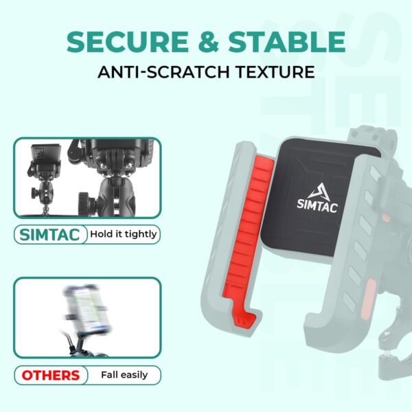 Simtac quick lock jaw grip pro+ with vibration damper (JQL2-PRO)