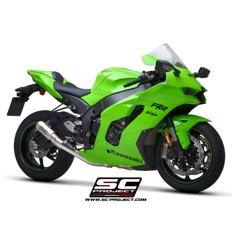 SC PROJECT CR-T TITANIUM EXHAUST FOR KAWASAKI ZX10R (2021-22) (K38-DET36T)
