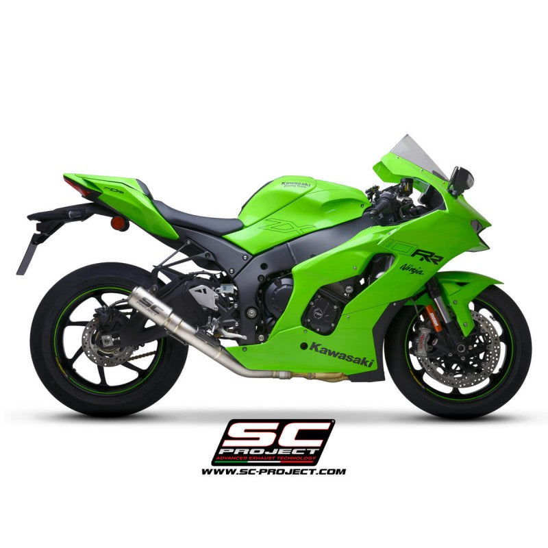 SC PROJECT CR-T TITANIUM EXHAUST FOR KAWASAKI ZX10R (2021-22) (K38-DET36T)