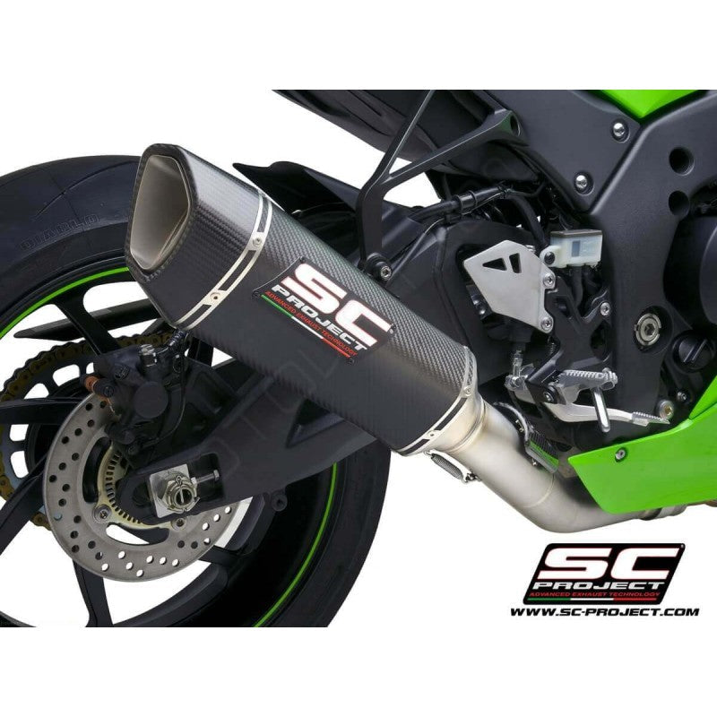 SC PROJECT SC1 R Carbon Exhaust For Kawasaki Zx10R (2021-22) (K38-DET91C)