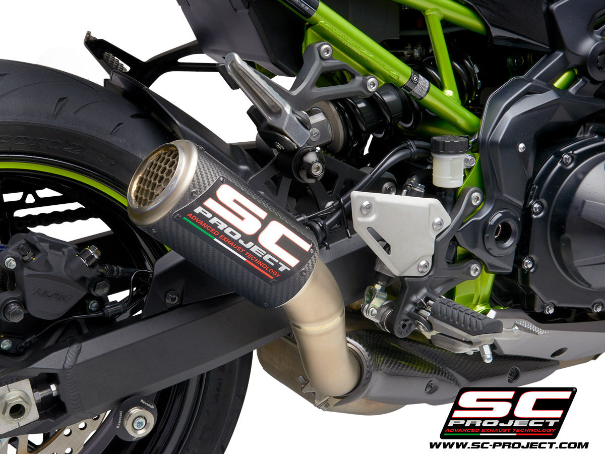 SC PROJECT Cr T Exhaust For Kawasaki Z900 (2020-23) (K34-T36CRE)