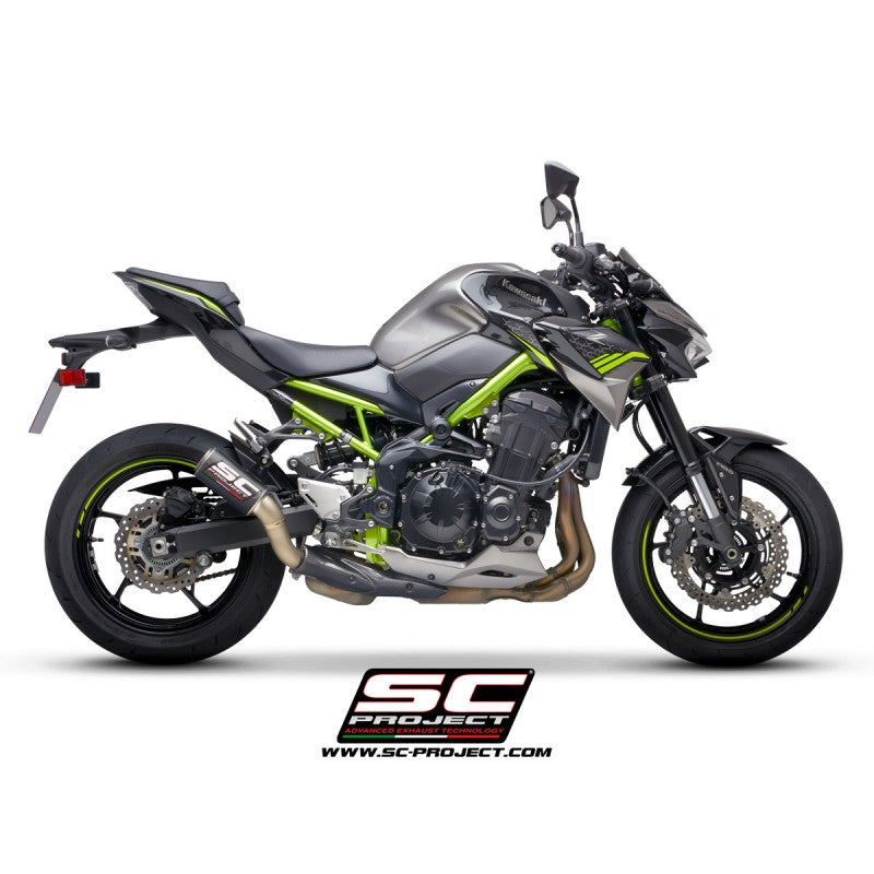 SC PROJECT Cr T Exhaust For Kawasaki Z900 (2020-23) (K34-T36CRE)
