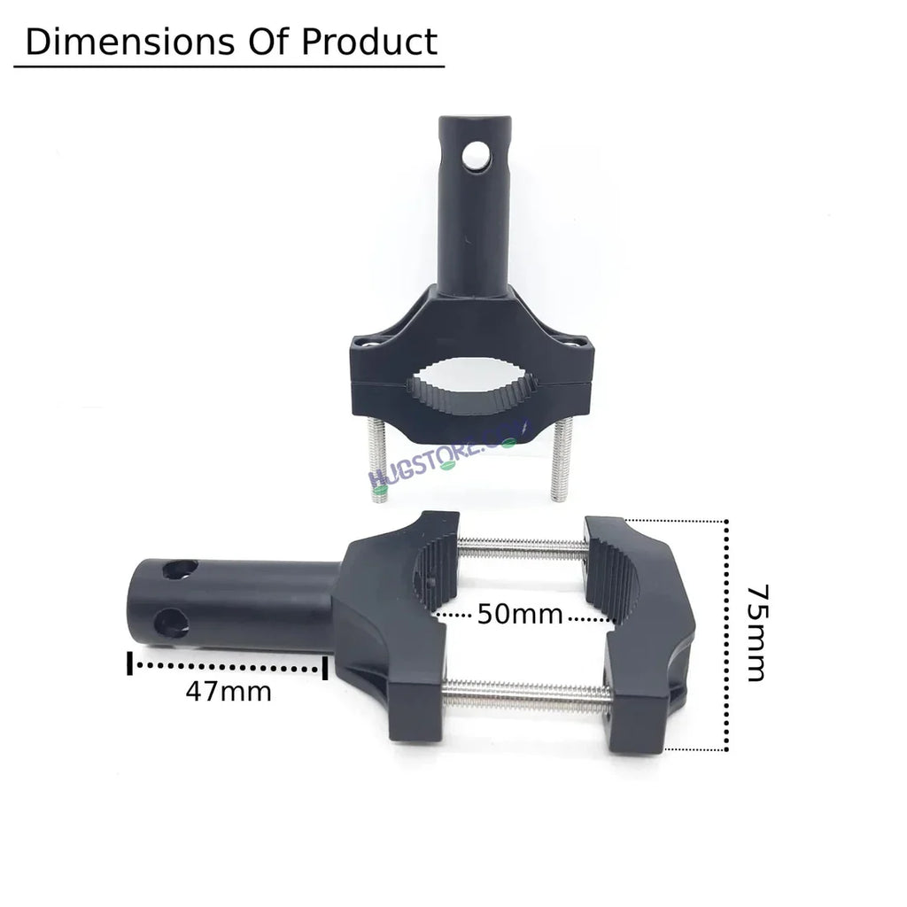 HJG Clamps Mounting Clamps Leg Guard Clamps Clamp Fork Clamps Universal Clamps For Mounting Fog Lights Universal ( Pack Of 1 Set, 2pc)