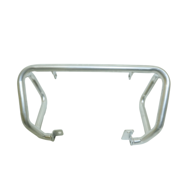 MotoCare Lower Crash Guard (Silver) for BMW G 310 GS | Heavy-Duty Engine & Frame Protection Bar | Adventure Bike Safety Guard