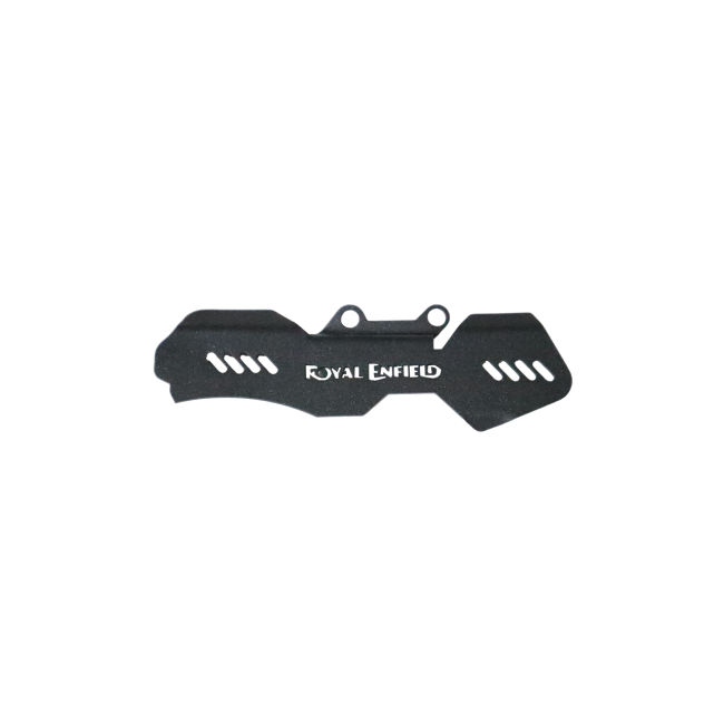MotoCare Master Cylinder Guard for Royal Enfield Himalayan 450 | Brake Reservoir Protection Cap (Black/Silver)