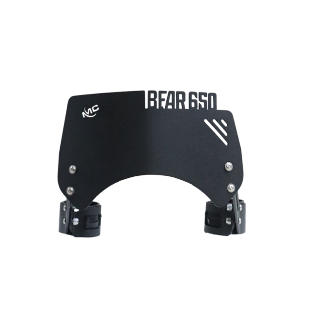 MotoCare Metal Visor for Bear 650 – Premium Windshield Flyscreen Wind Deflector