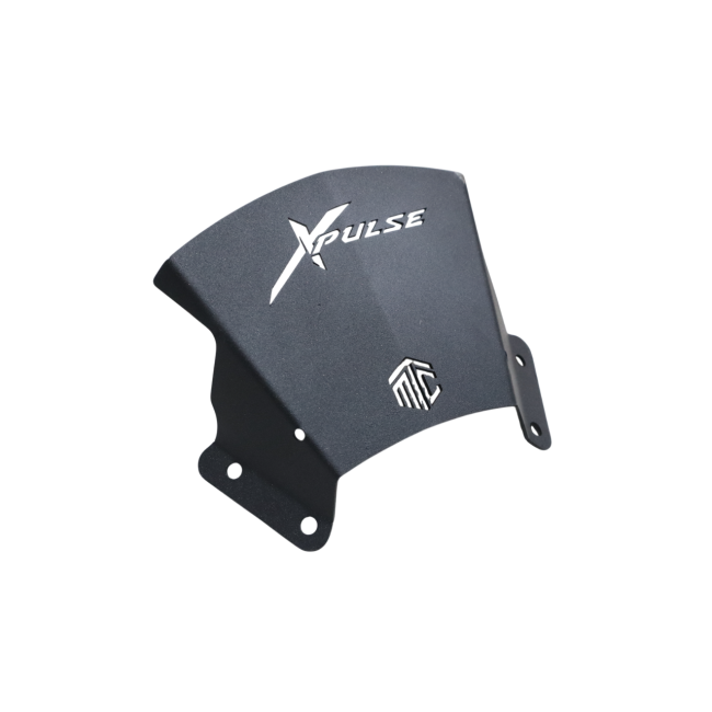 MotoCare Metal Visor for Hero Xpulse 200 / 200 4V | Premium Aerodynamic Windshield Protection & Front Styling Upgrade