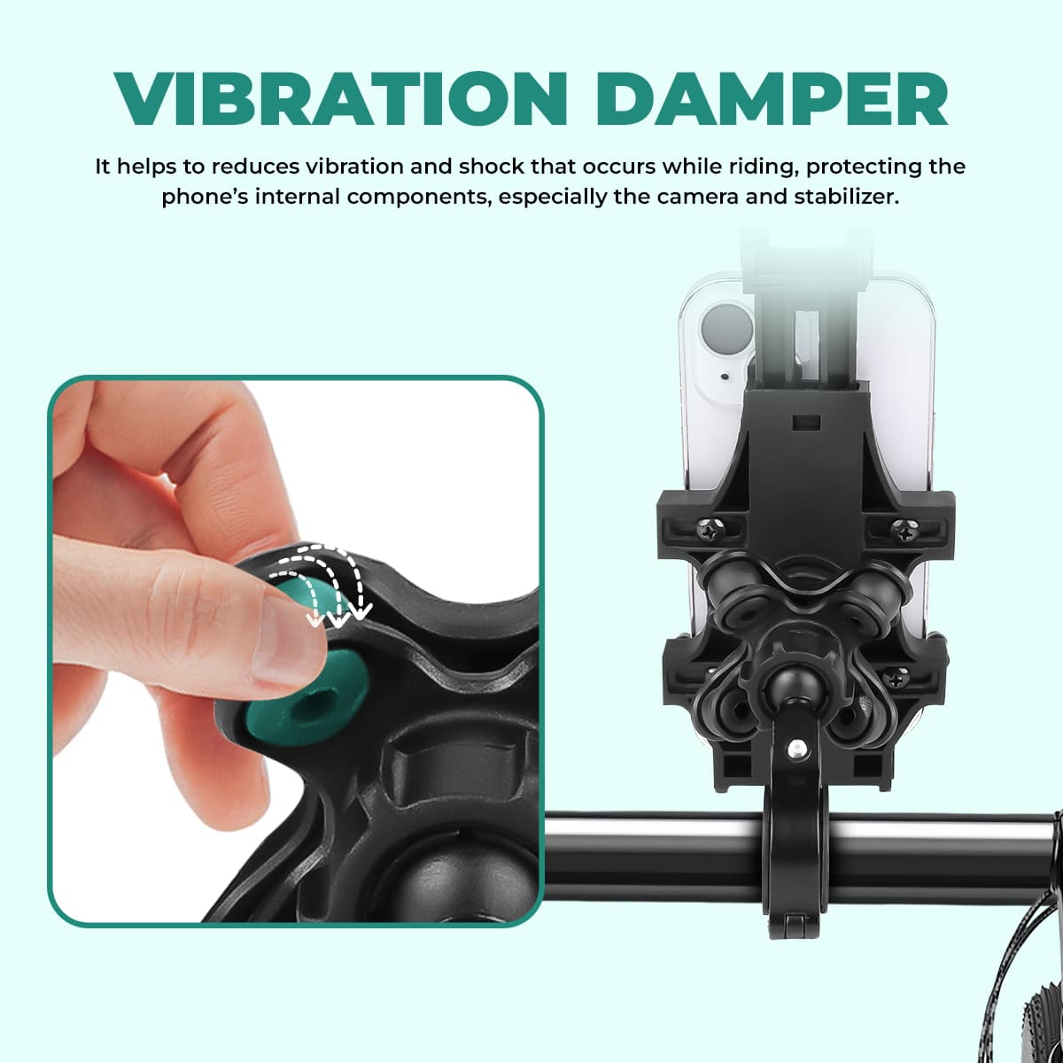 Simtac spider grip with vibration damper (MH02-PRO)