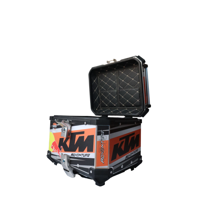 MOTOCARE ALUMINIUM 45 LITRE GRAPHIC KTM ADVENTURE