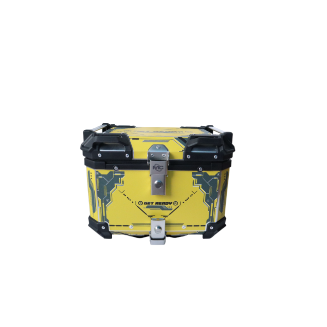 MOTOCARE ALUMINIUM 45 LITRE GRAPHIC YELLOW GET READY