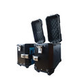MOTOCARE ALUMINIUM MX 36 LITRE BLACK PANNIERS WITH SADDLE CLAMP