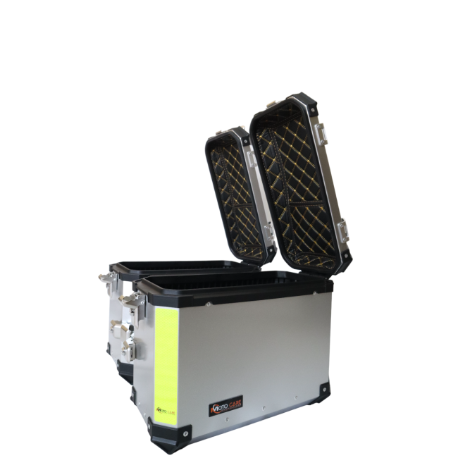 MOTOCARE ALUMINUM SIDE BOX - 35 LITERS