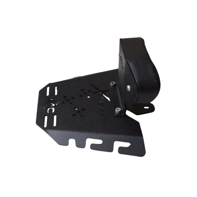 MotoCare CNC Carrier with Backrest for Hero XPulse 210 | Rear Luggage Rack with Pillion Back Support | Touring Comfort Accessory