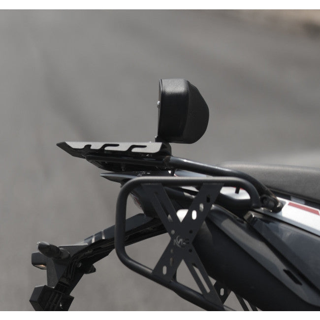 MotoCare CNC Carrier with Backrest for Hero XPulse 210 | Rear Luggage Rack with Pillion Back Support | Touring Comfort Accessory