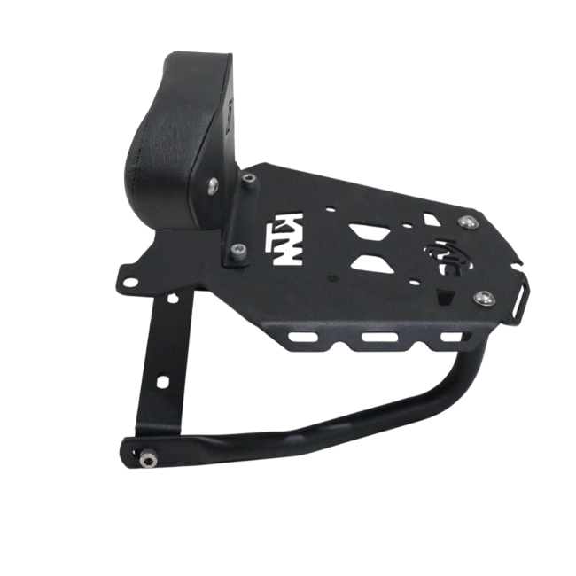 MotoCare CNC Carrier with Backrest for 2025 KTM Adventure 250 & 390 | Heavy Duty Luggage Rack & Pillion Support