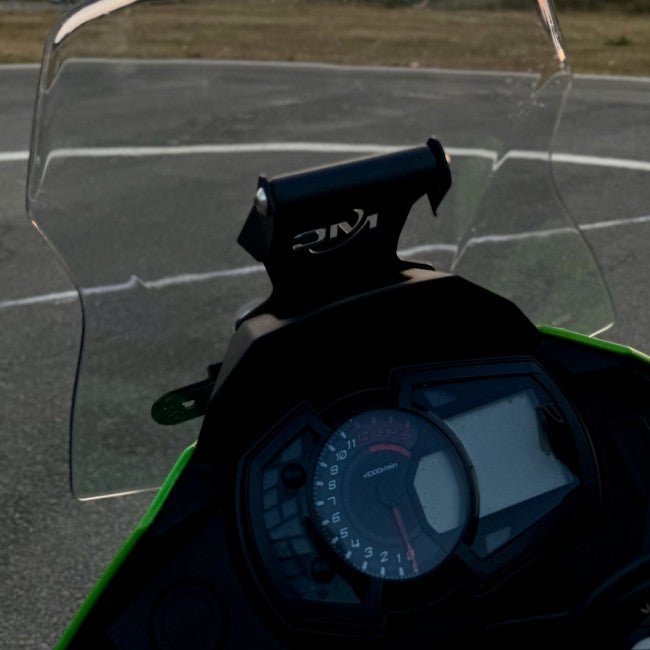 Motocare GPS Mount for Kawasaki Versys 300 | Mobile Phone & Navigation Holder | CNC Aluminium Motorcycle GPS Bracket