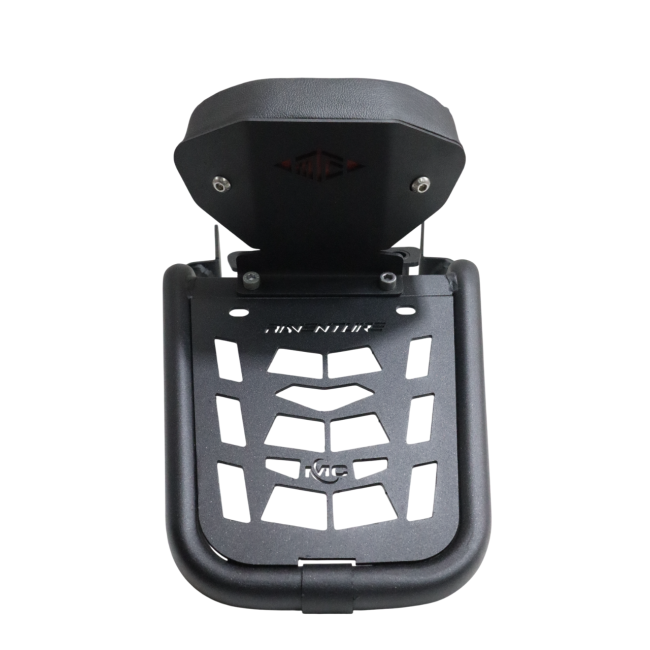 MotoCare Pipe Carrier with Backrest for 2025 KTM Adventure 250 & 390 | Heavy Duty Luggage Rack & Pillion Back Support