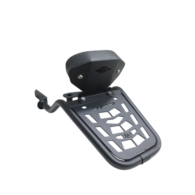 MotoCare Pipe Carrier with Backrest for 2025 KTM Adventure 250 & 390 | Heavy Duty Luggage Rack & Pillion Back Support