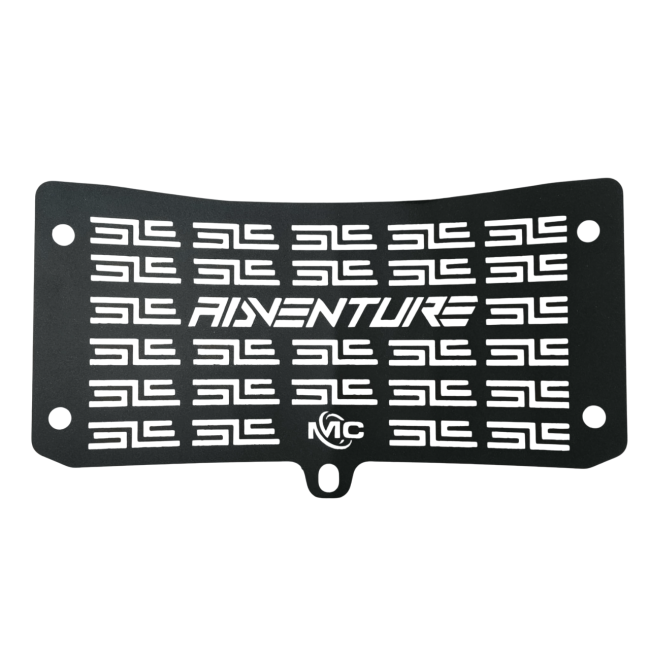 MotoCare Radiator Guard for 2025 KTM Adventure 250 & 390 | Heavy Duty Engine Cooling Protection Grill (Black/Orange)
