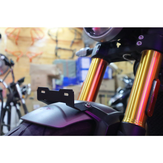 MotoCare Number Plate Frame for Scrambler 400X | Stylish Bike Number Plate Holder & Mount