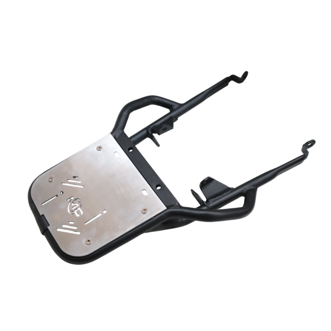 MotoCare Pipe Carrier with Aluminium Plate for Honda CB350 | Heavy Duty Luggage Rack & Rear Carrier