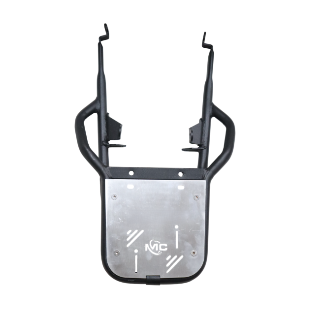 MotoCare Pipe Carrier with Aluminium Plate for Honda CB350 | Heavy Duty Luggage Rack & Rear Carrier