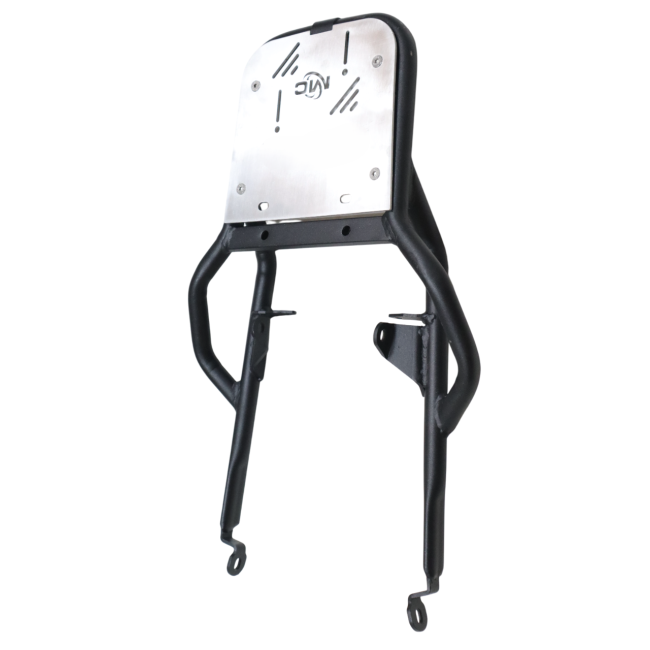 MotoCare Pipe Carrier with Aluminium Plate for Honda CB350 | Heavy Duty Luggage Rack & Rear Carrier