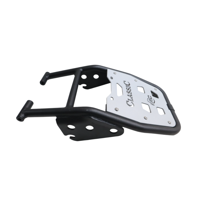 MotoCare Pipe Carrier with Aluminium Plate for Royal Enfield Goan Classic 350 Single Seat | Heavy Duty Luggage Carrier Rack